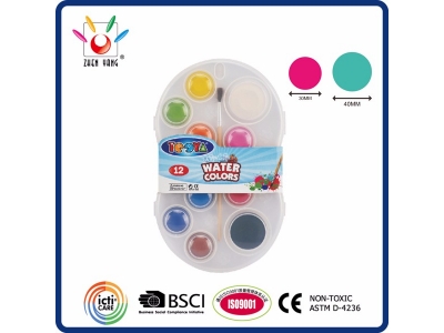 12 Watercolor In Paper Sleeve