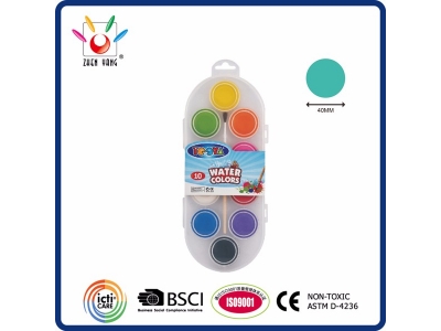 10 Watercolor In Paper Sleeve