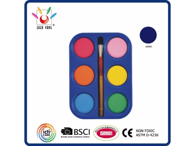 6 Watercolor In Color Box