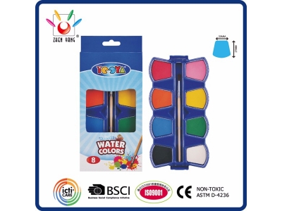 8 Watercolor In Color Box