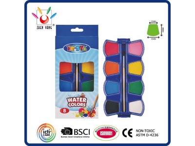 8 Watercolor In Color Box